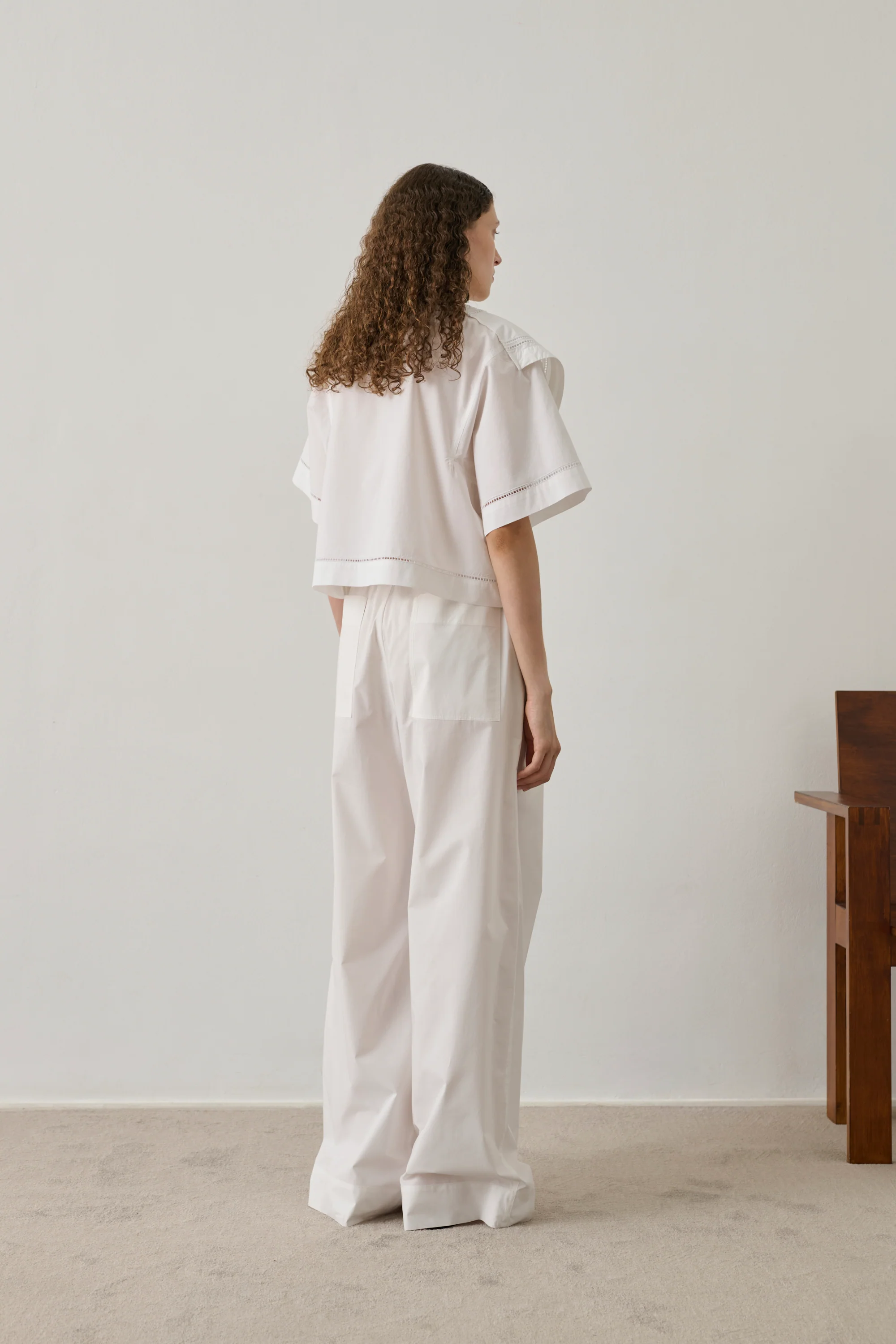 WHITE IRENE BLOUSE - Image 2