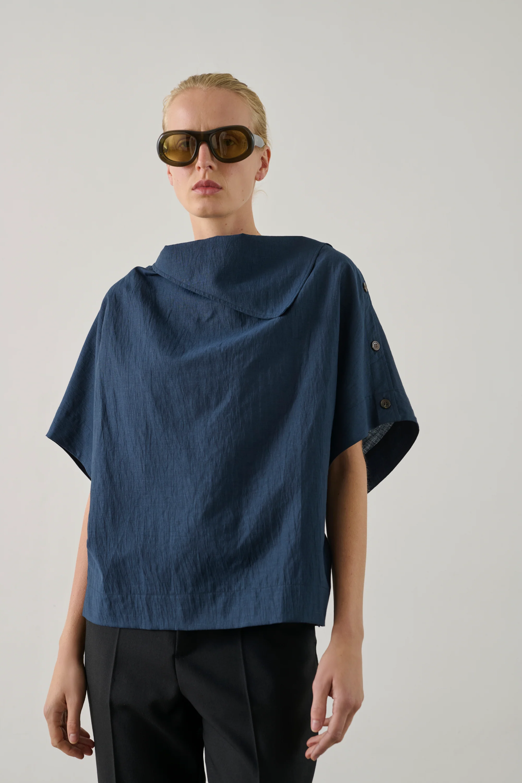 BLUE ISSA BLOUSE - Image 3