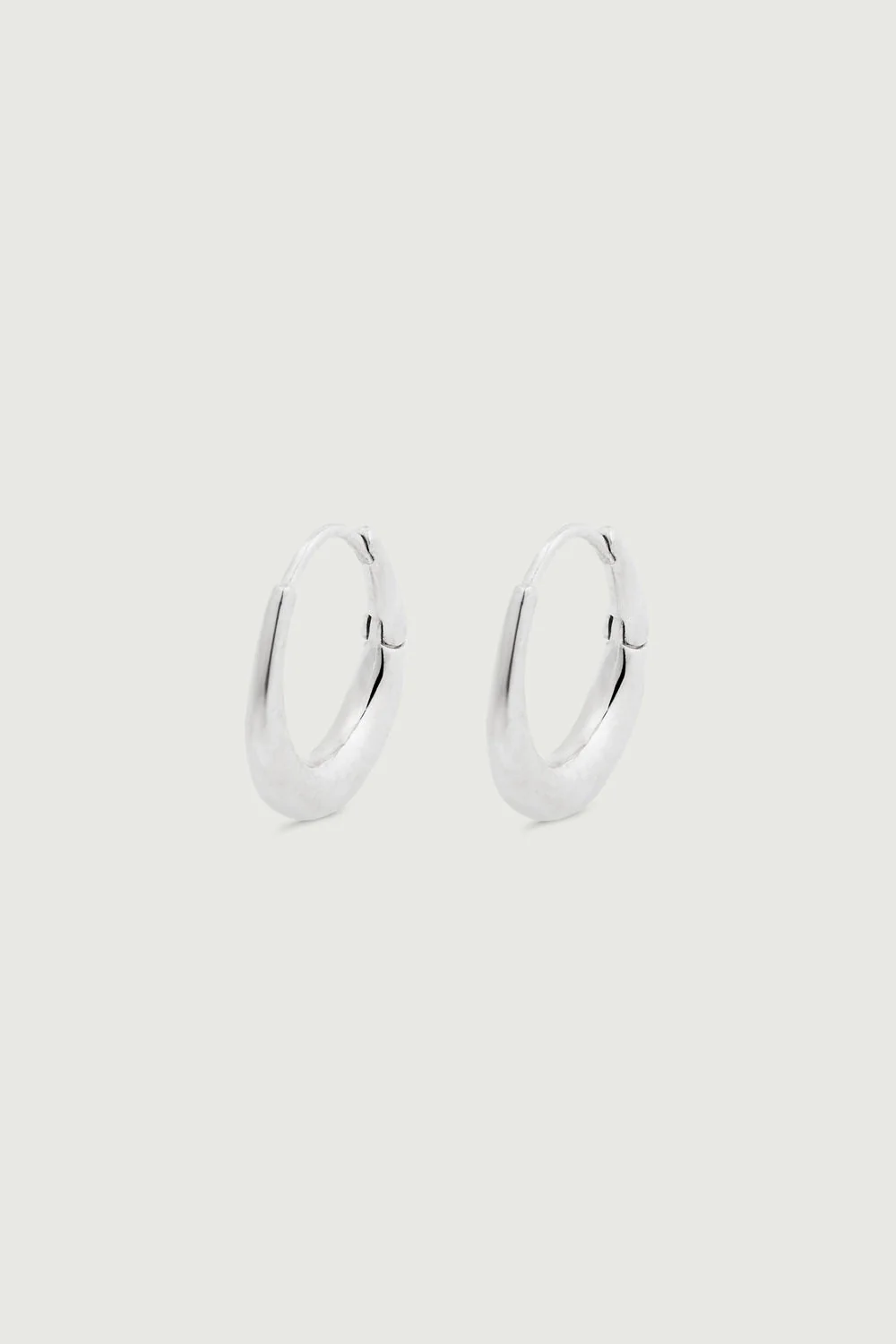 LARGE SILVER HOOPS - Image 2