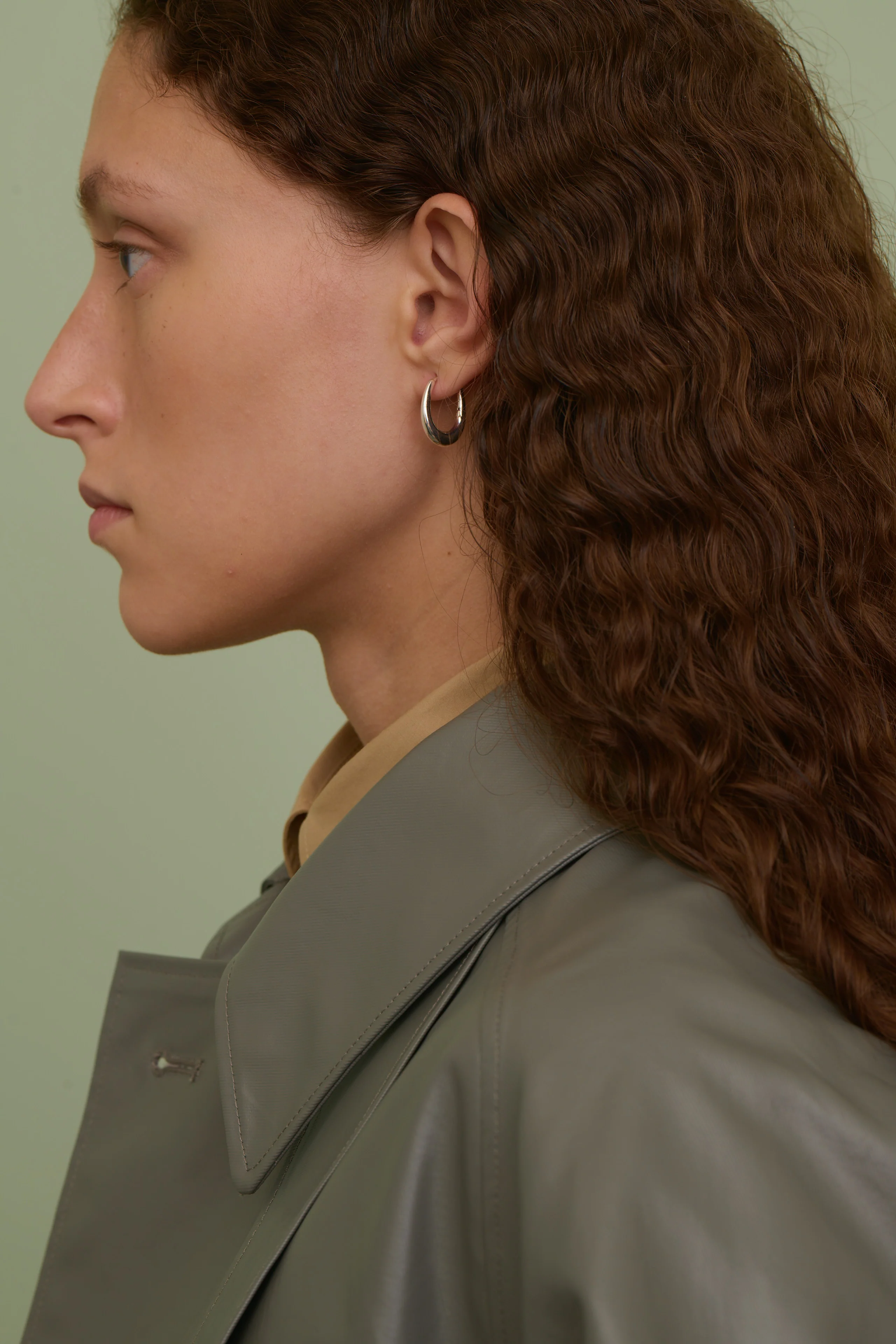LARGE SILVER HOOPS - Image 3