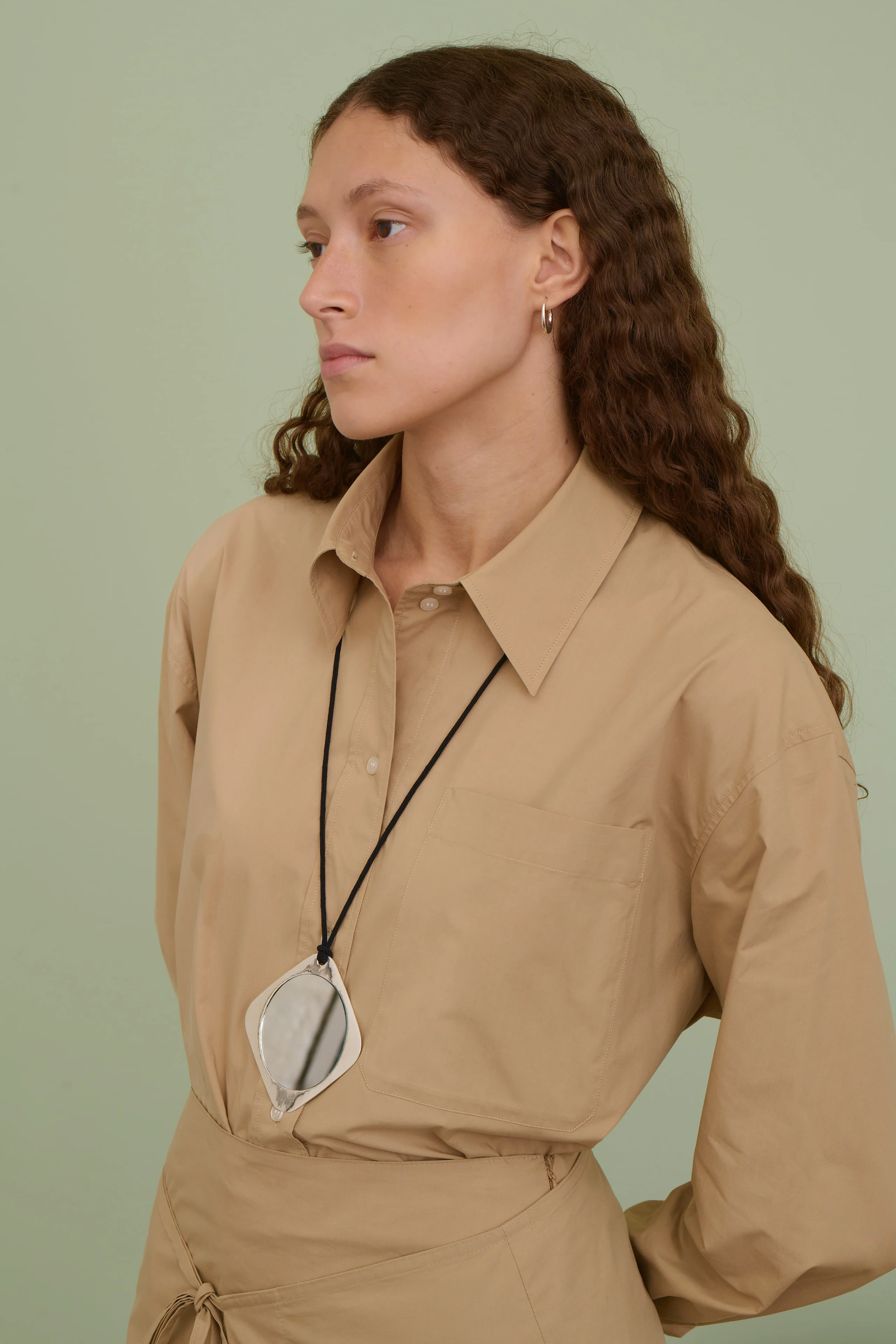 LARGE SILVER HOOPS - Image 4
