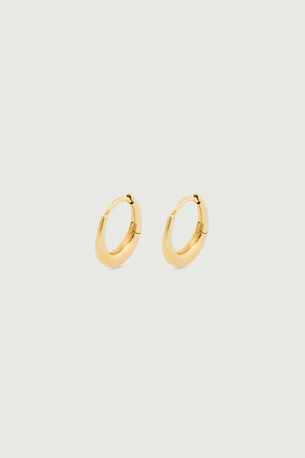 SMALL GOLD HOOPS - Image 2