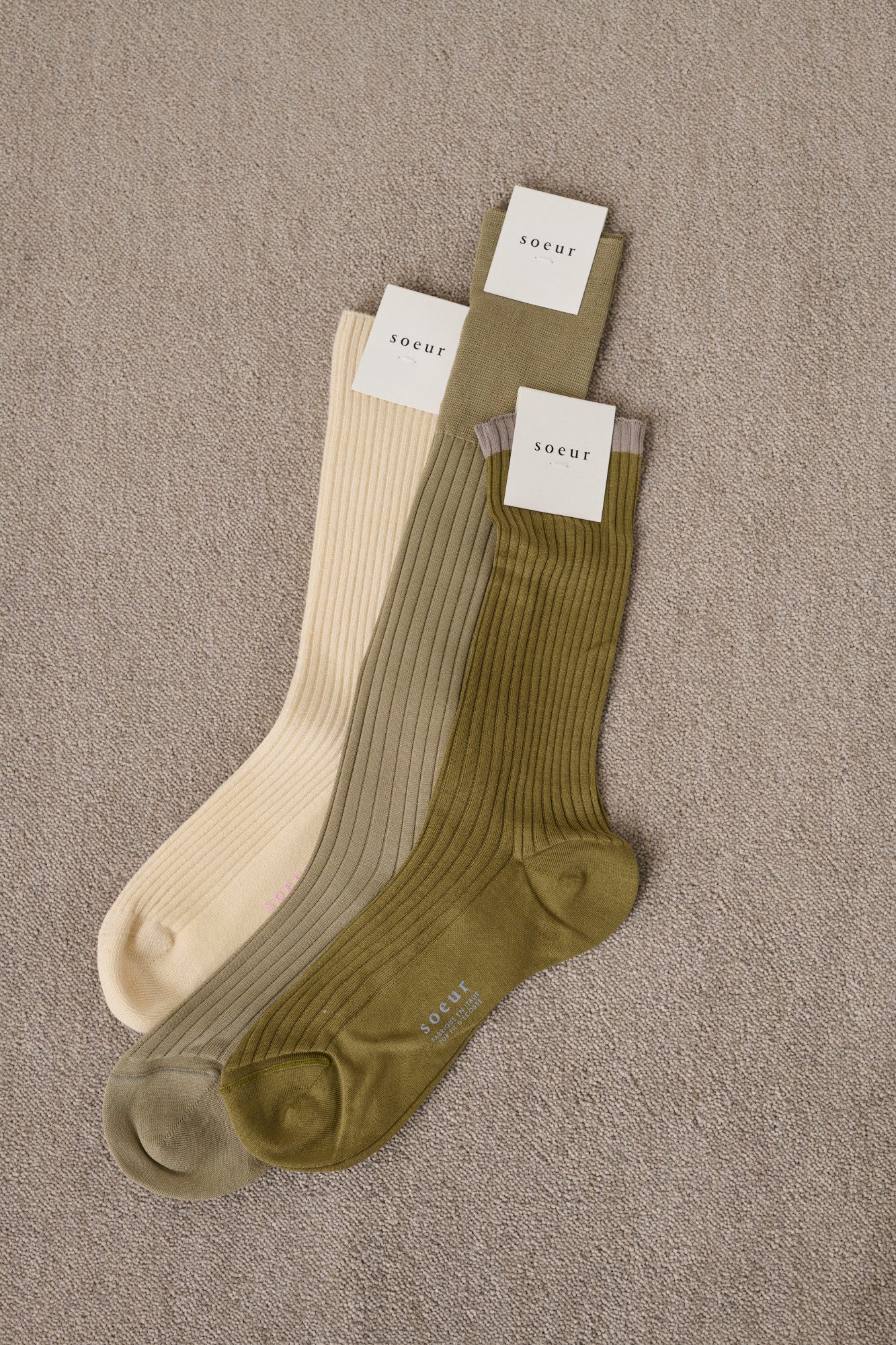 KHAKI IZAR SOCKS - Image 2