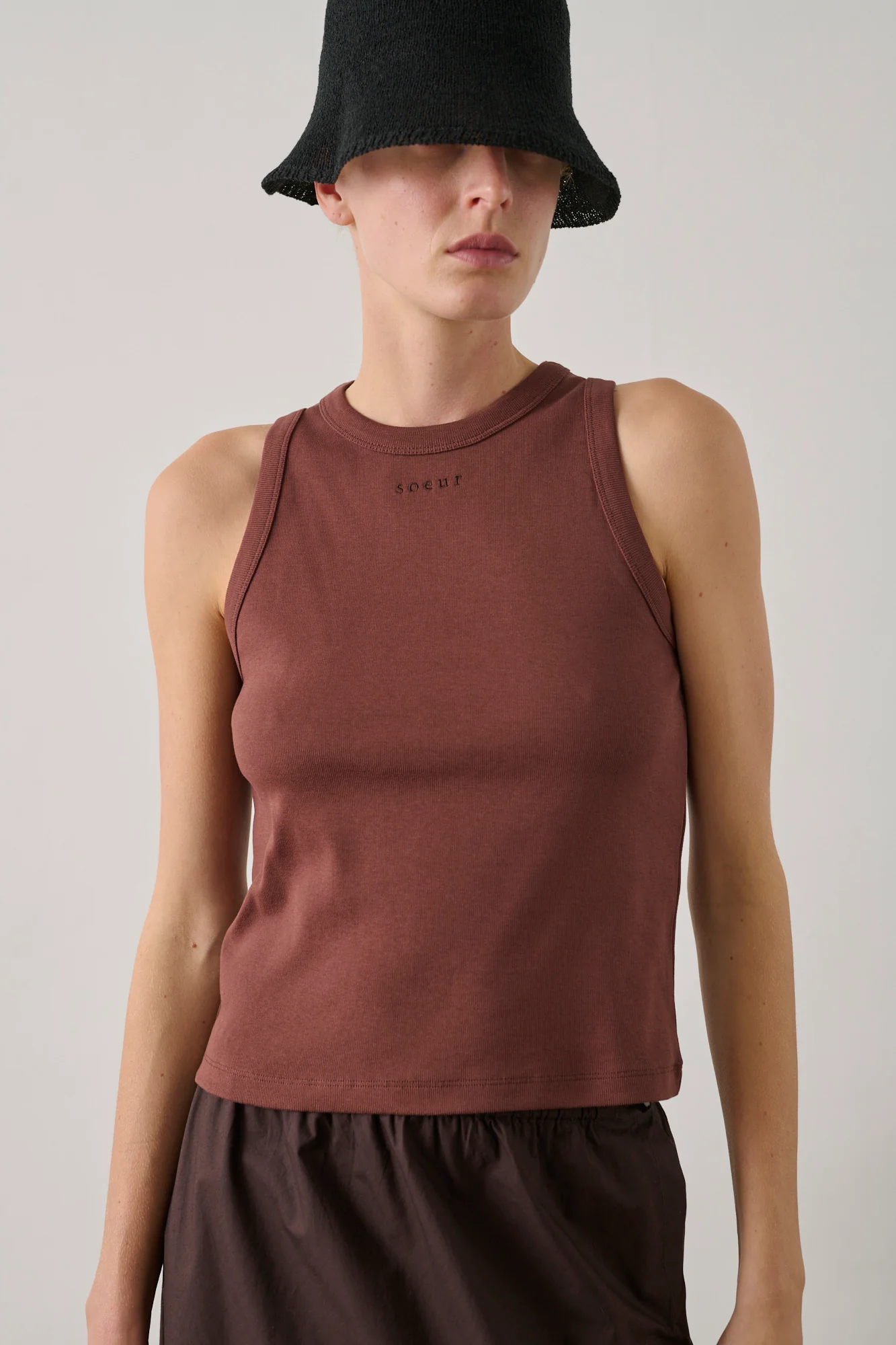 BROWN DOLLY TANK TOP - Image 2