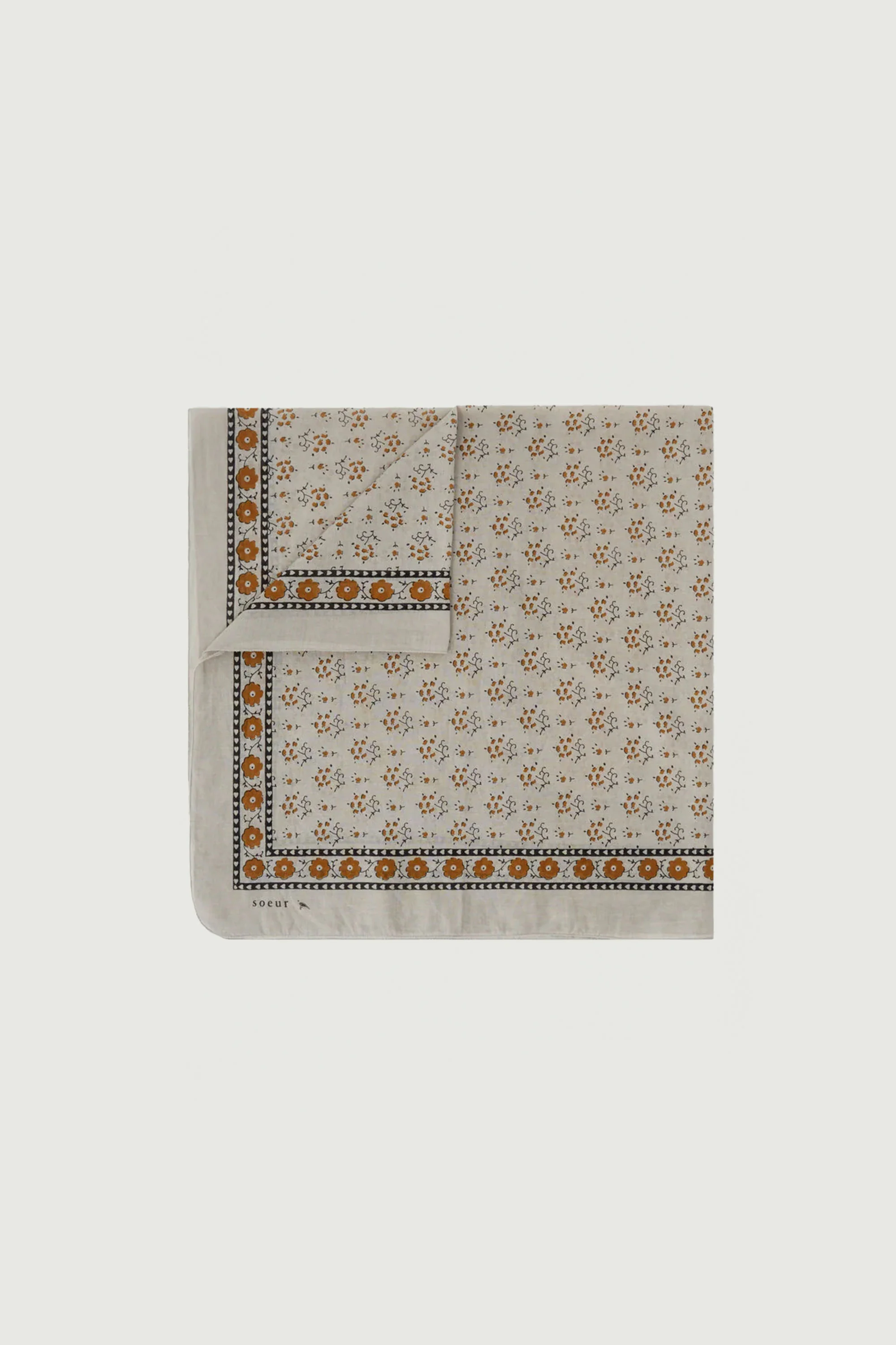 GREY COTTON CLASSIQUE SCARF