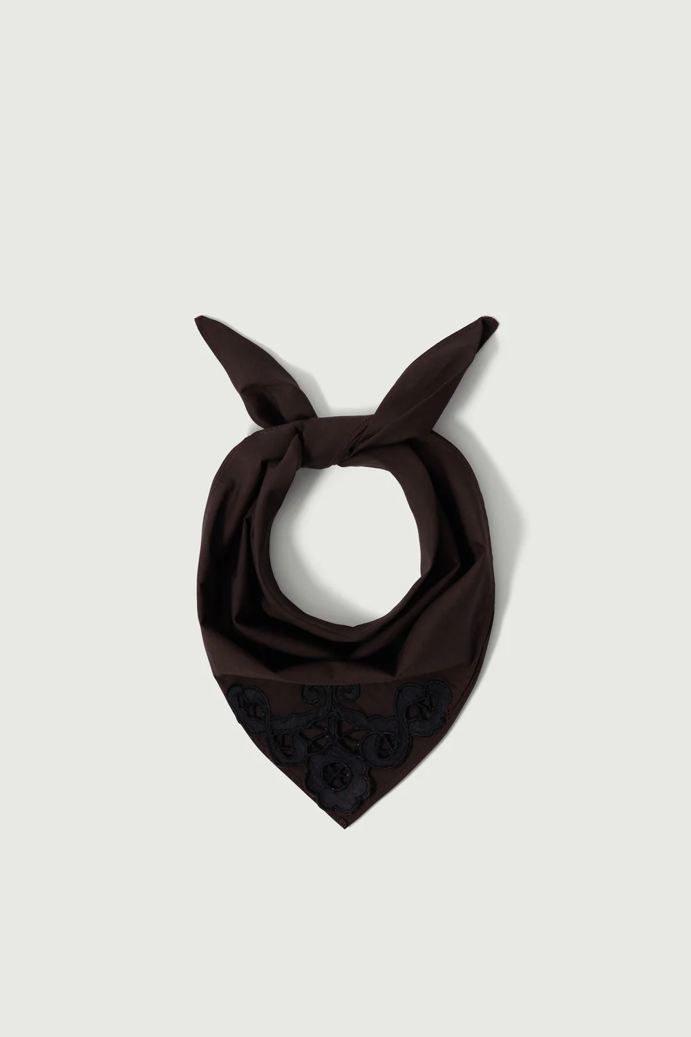 BROWN HINAYA SCARF - Image 2