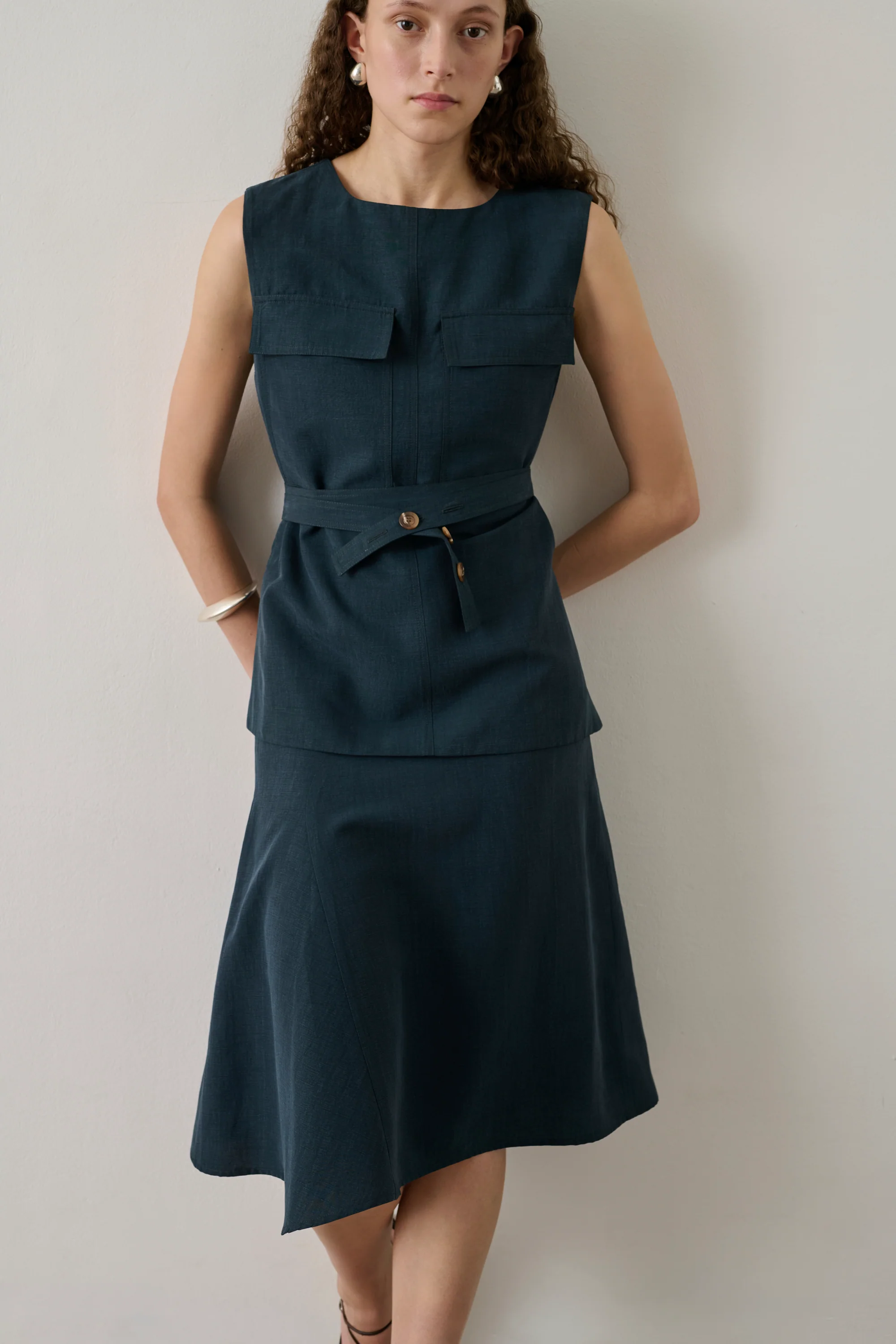 BLUE GALI SKIRT