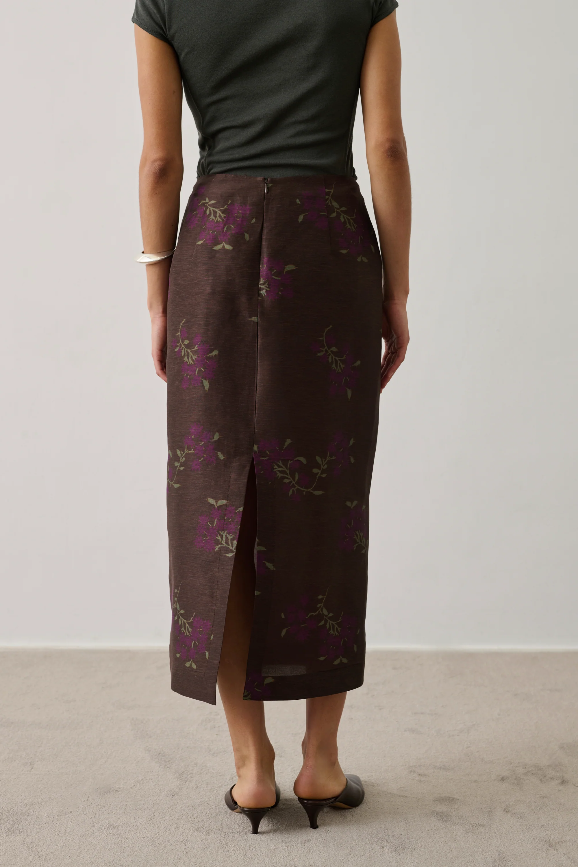 BROWN HELIA SKIRT - Image 5