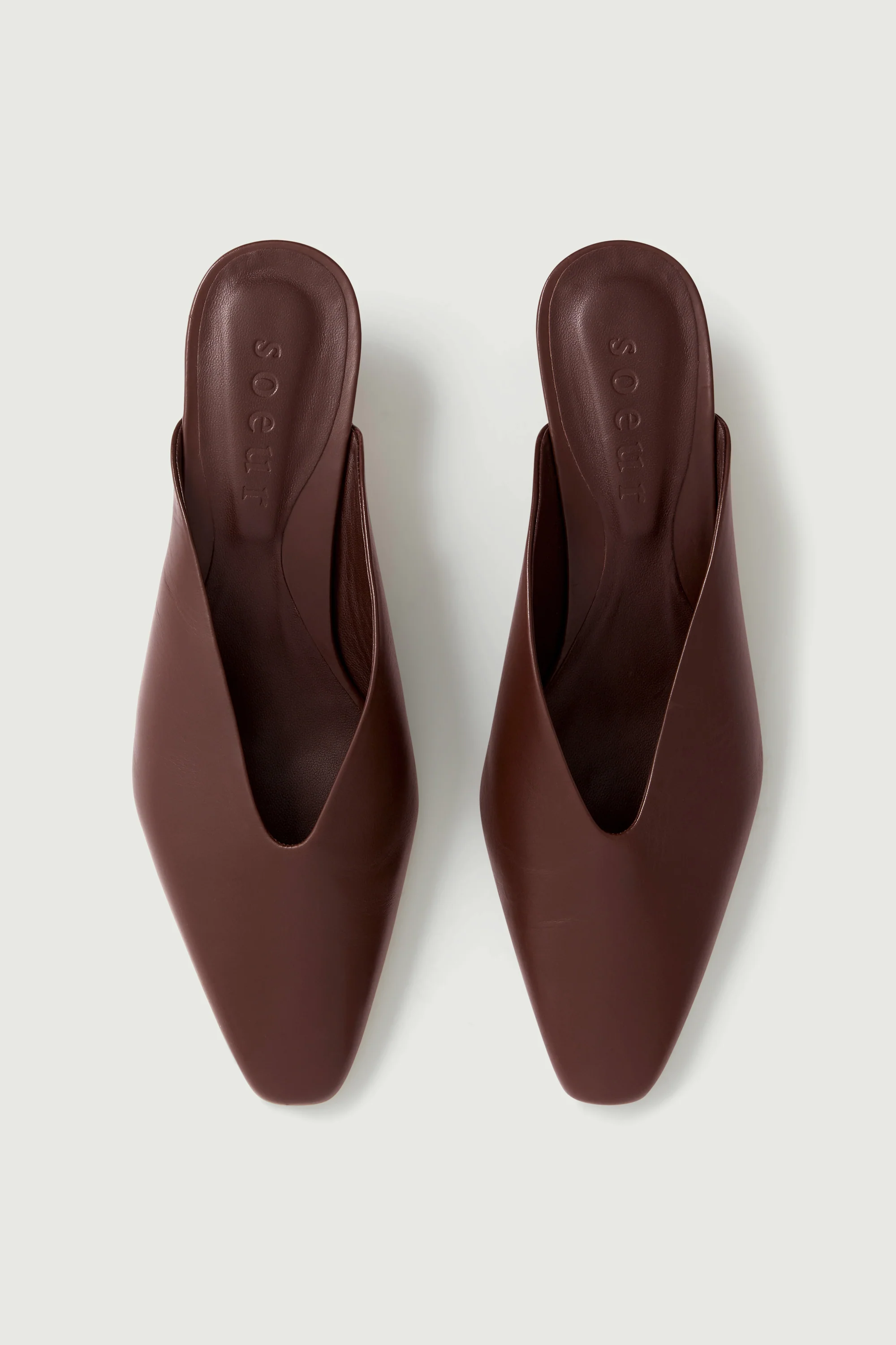 BROWN AMALIE MULES - Image 6