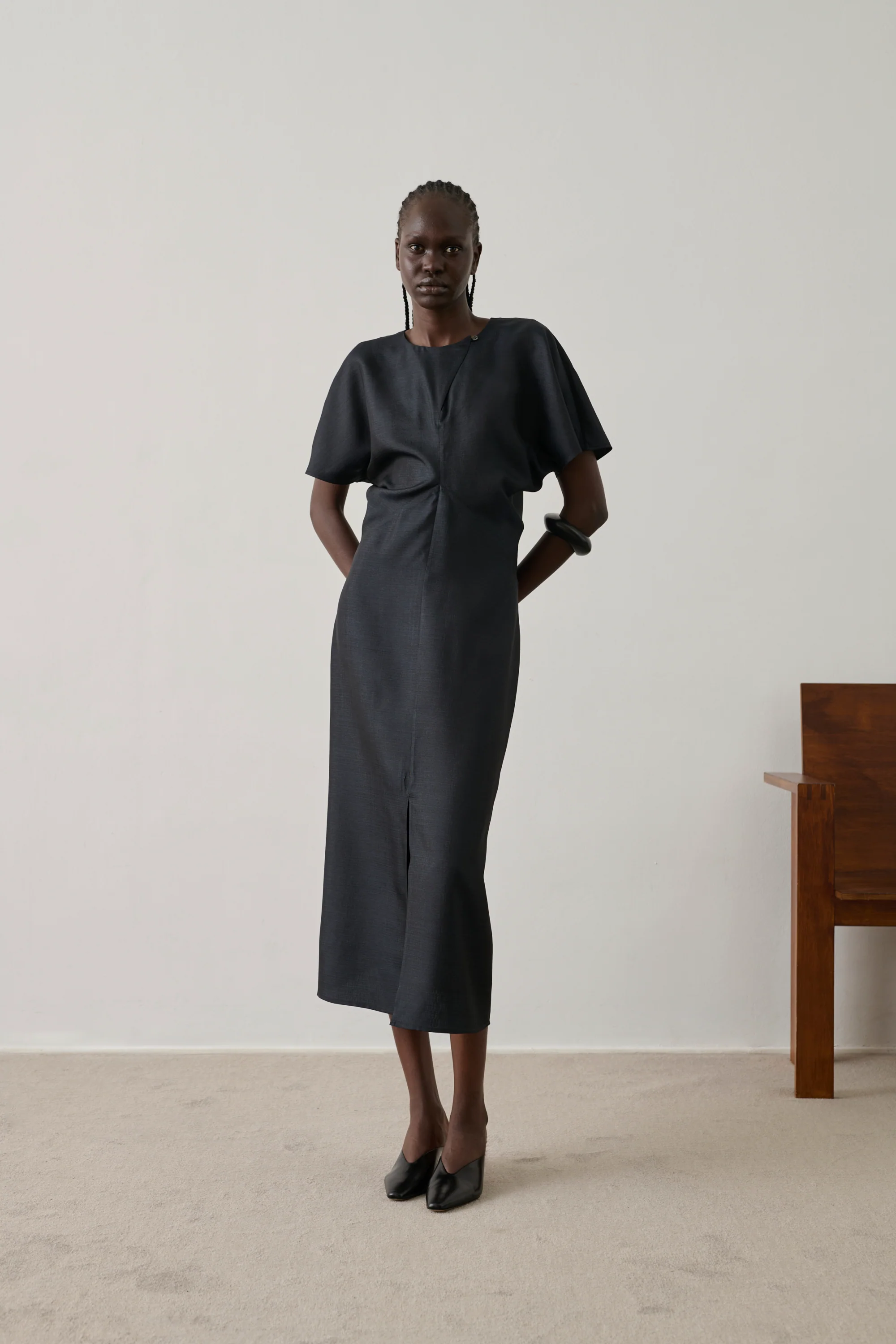 BLACK AMALIE MULES - Image 3
