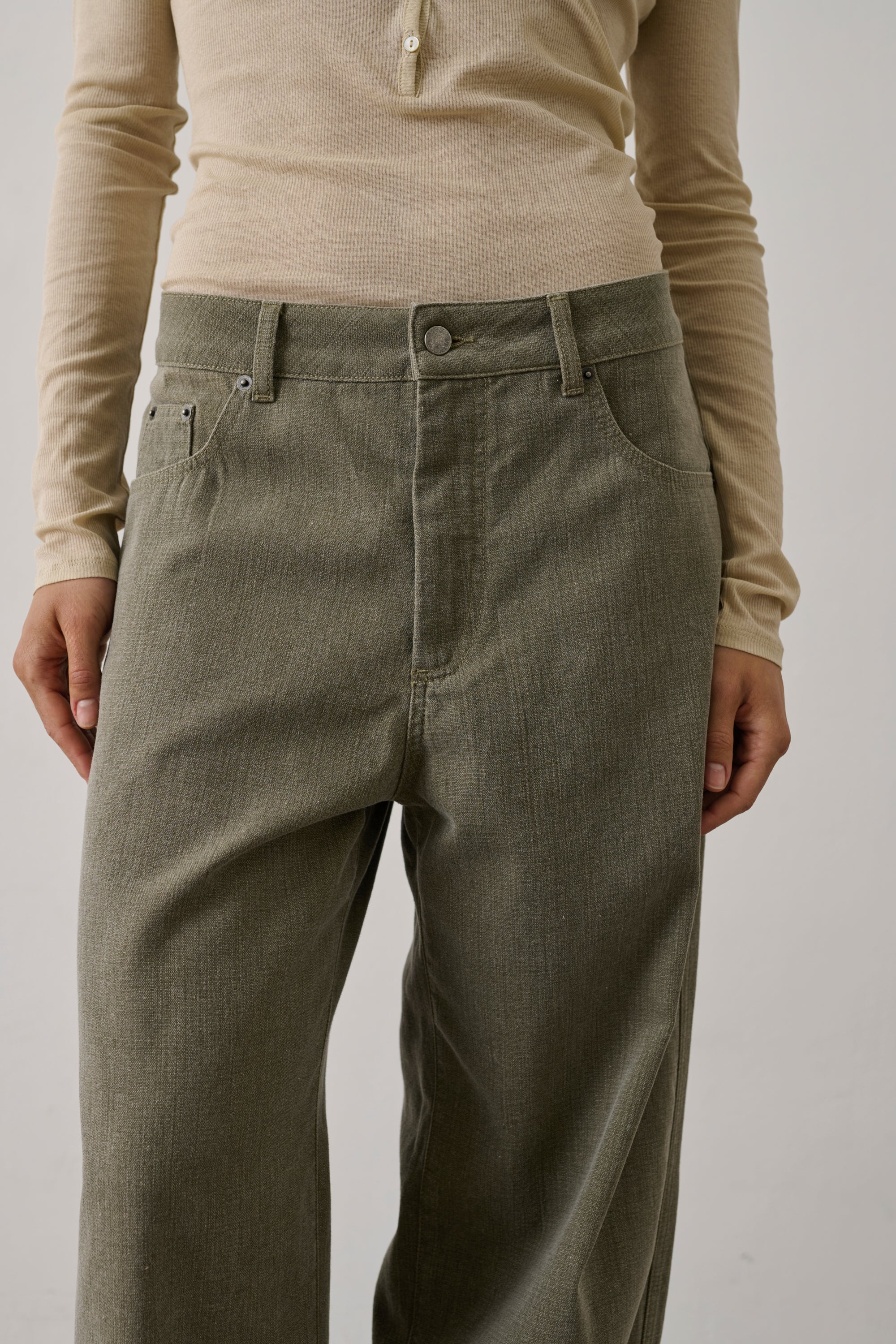 KHAKI HUNTER TROUSERS - Image 5