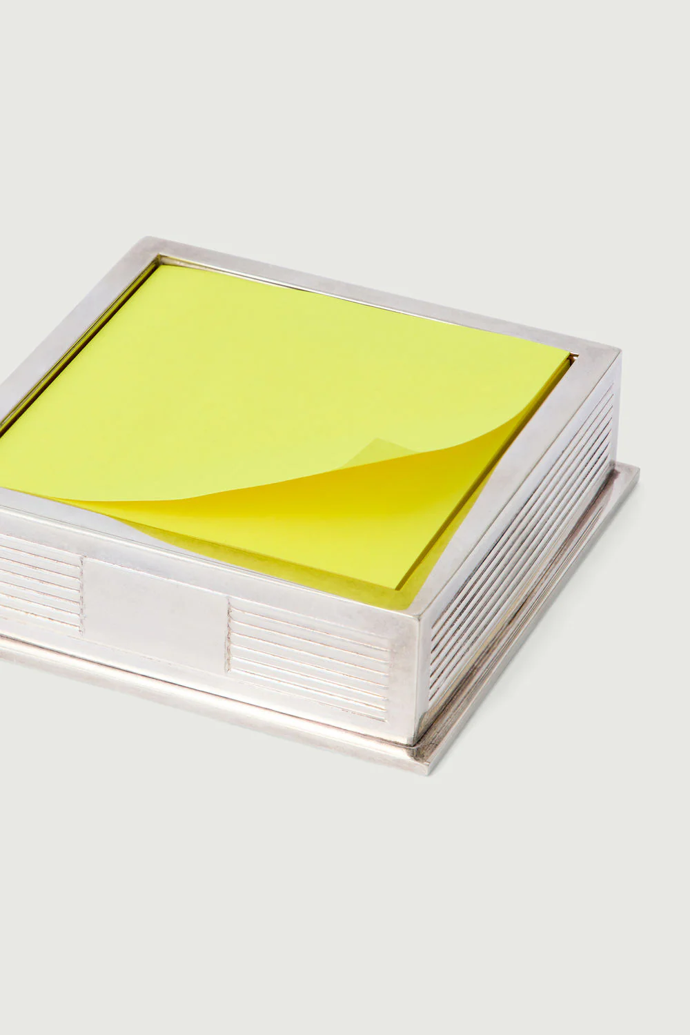 SILVER PLATED STICKY NOTE HOLDER - Image 4