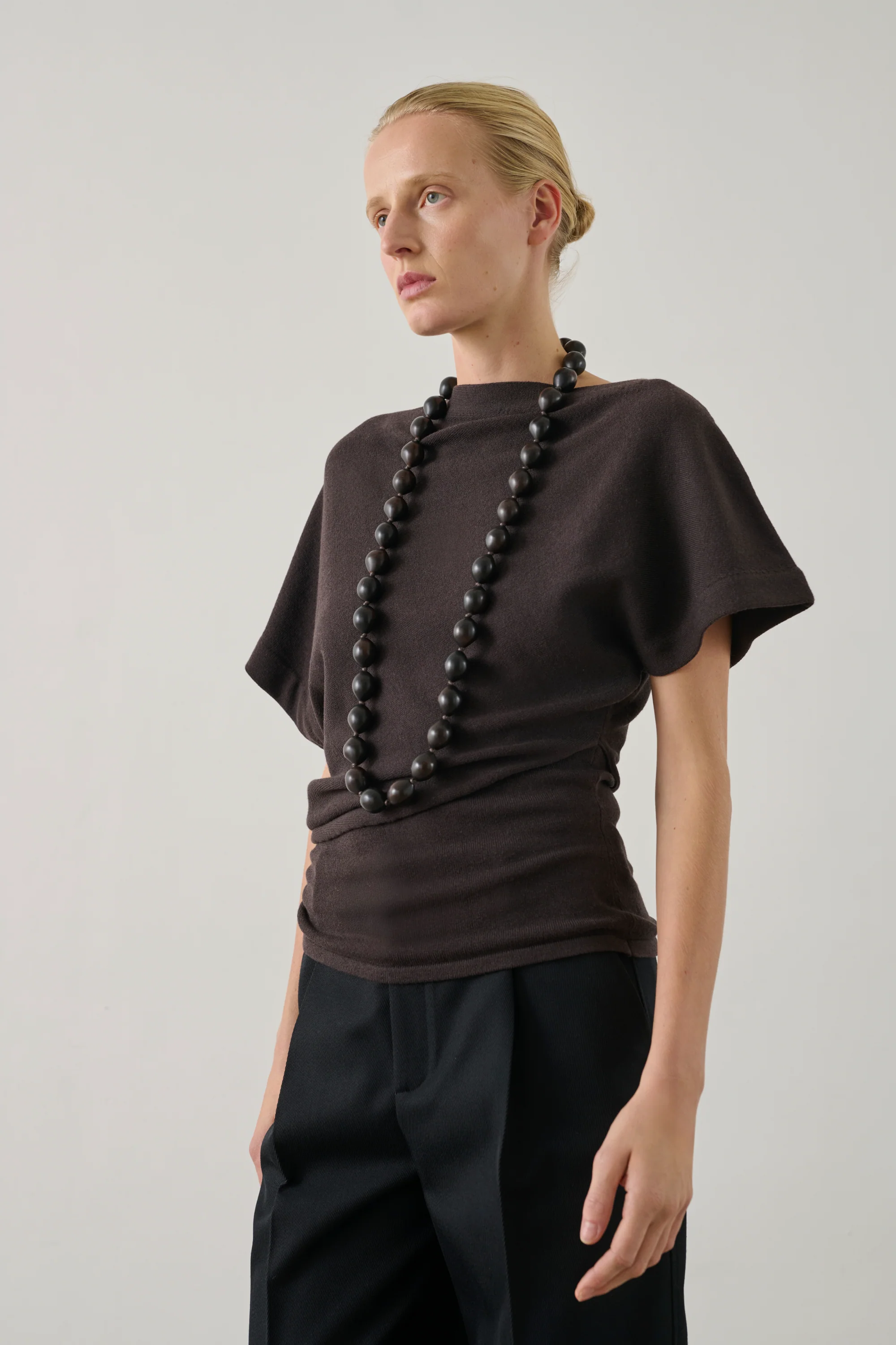 BROWN DALINA PULLOVER
