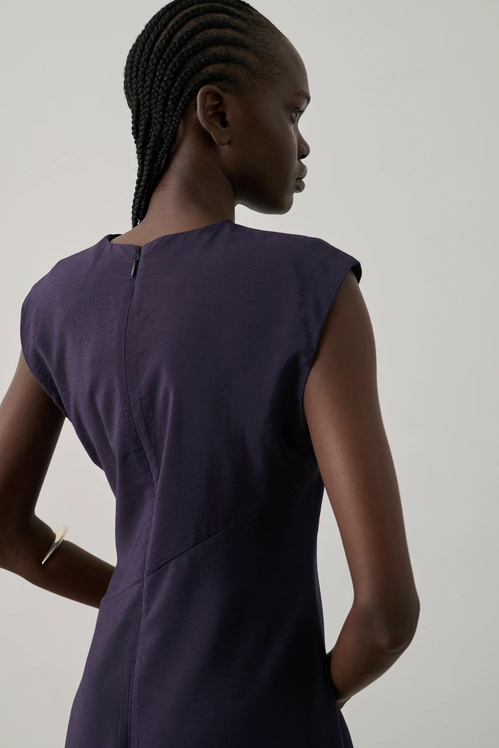 PURPLE EUGENIE DRESS - Image 4