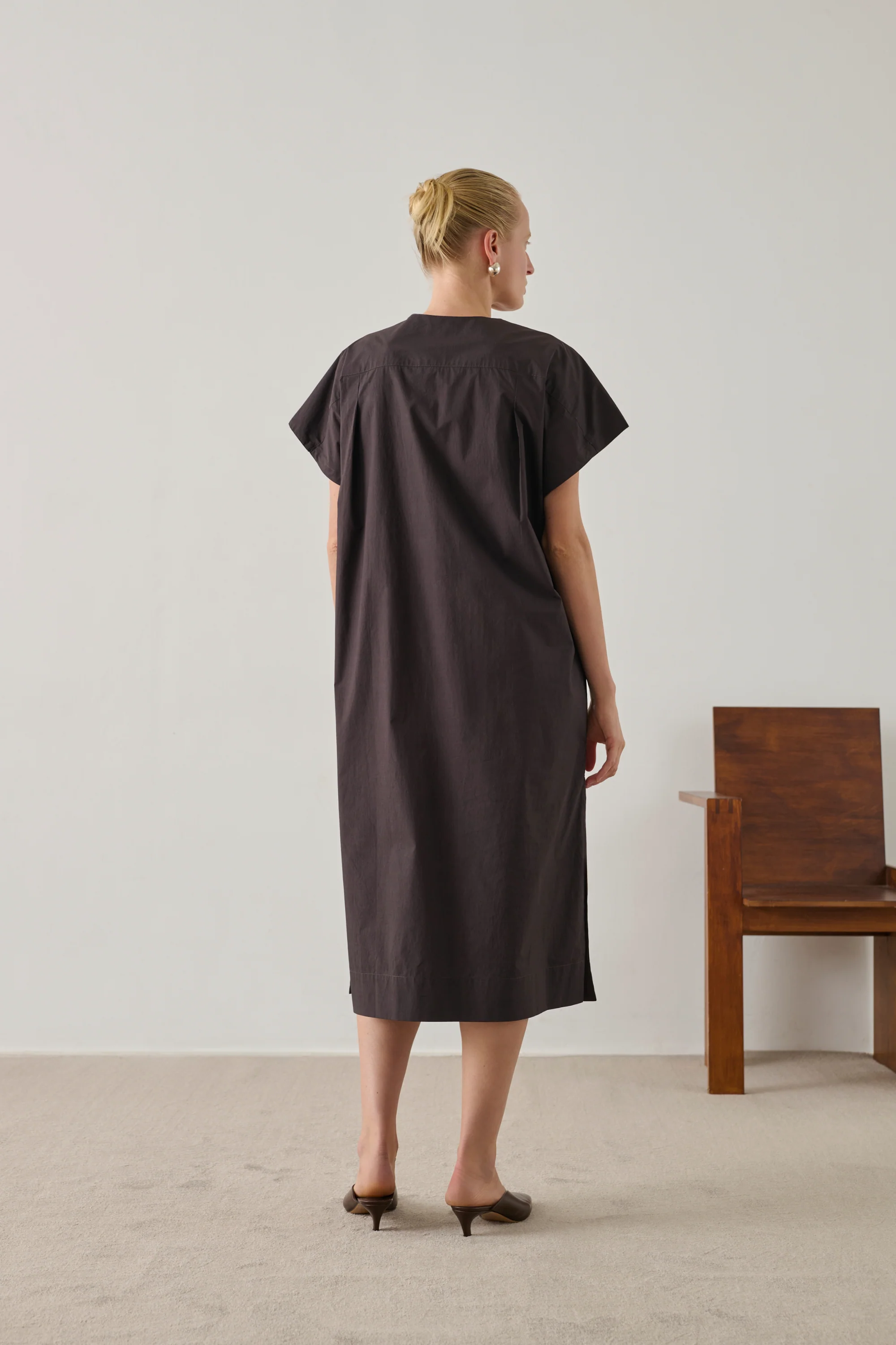 BROWN IANNI DRESS - Image 3
