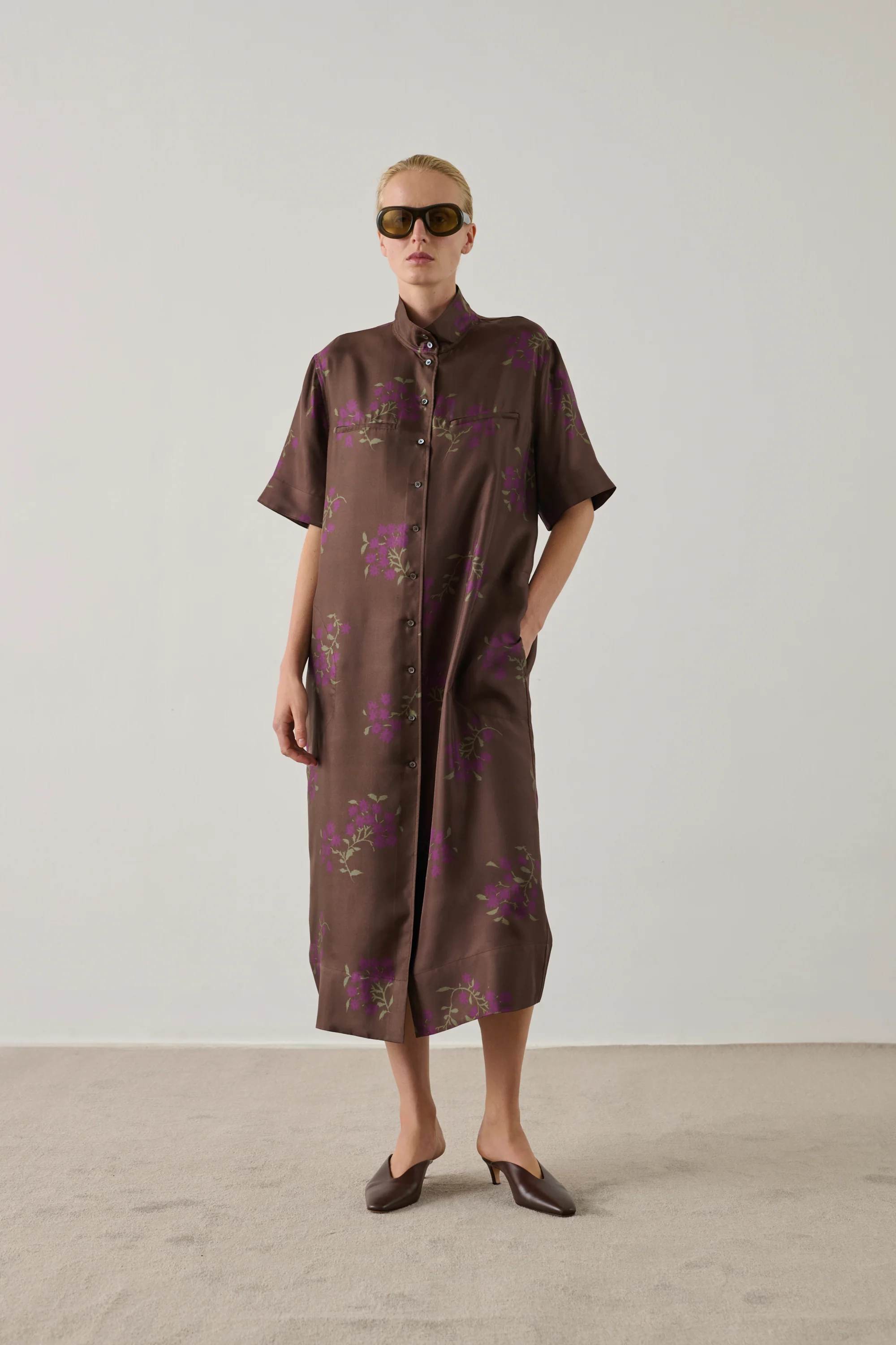 BROWN WITTY DRESS - Image 4