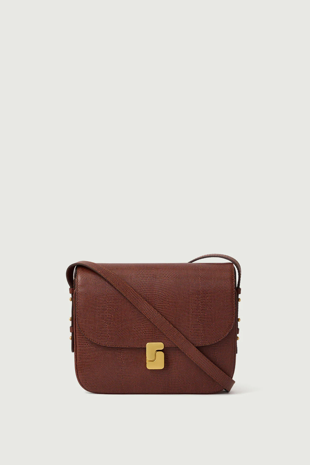 BROWN BELLISSIMA MAXI BAG CAVIAR
