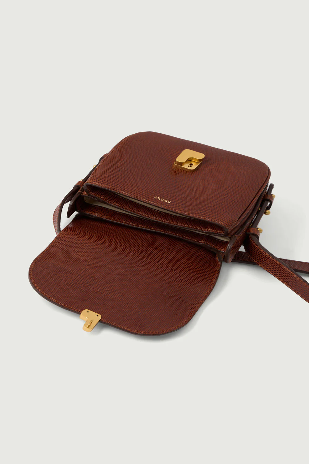 BROWN BELLISSIMA MINI BAG CAVIAR - Image 4