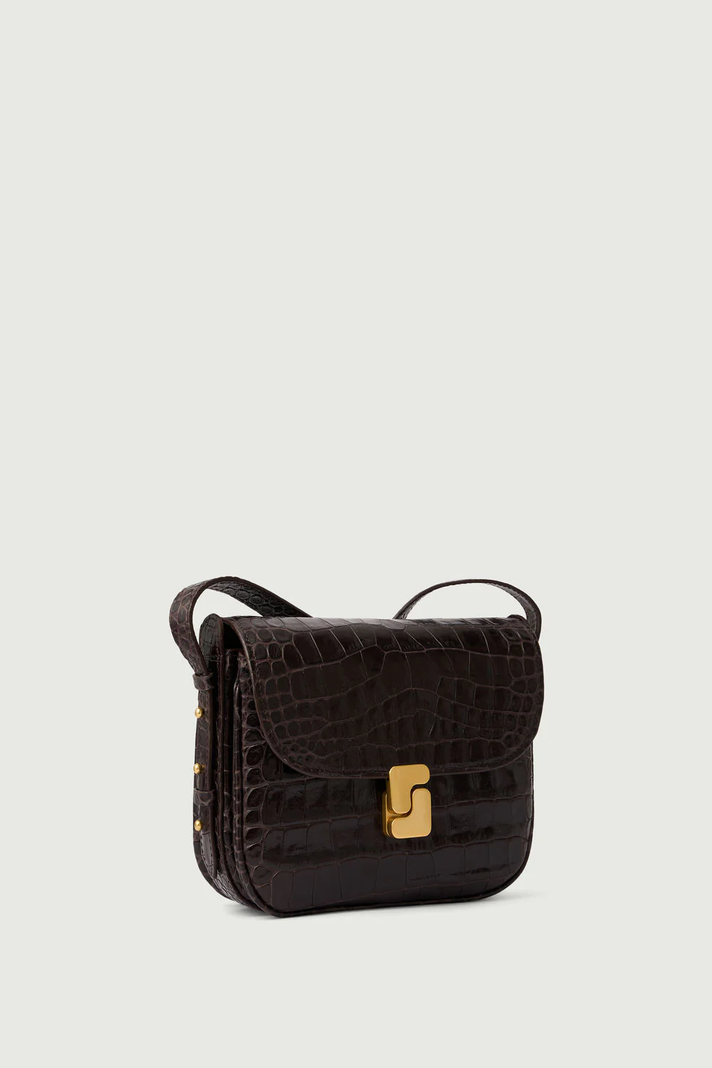 BROWN BELLISSIMA MINI BAG CROCO - Image 3