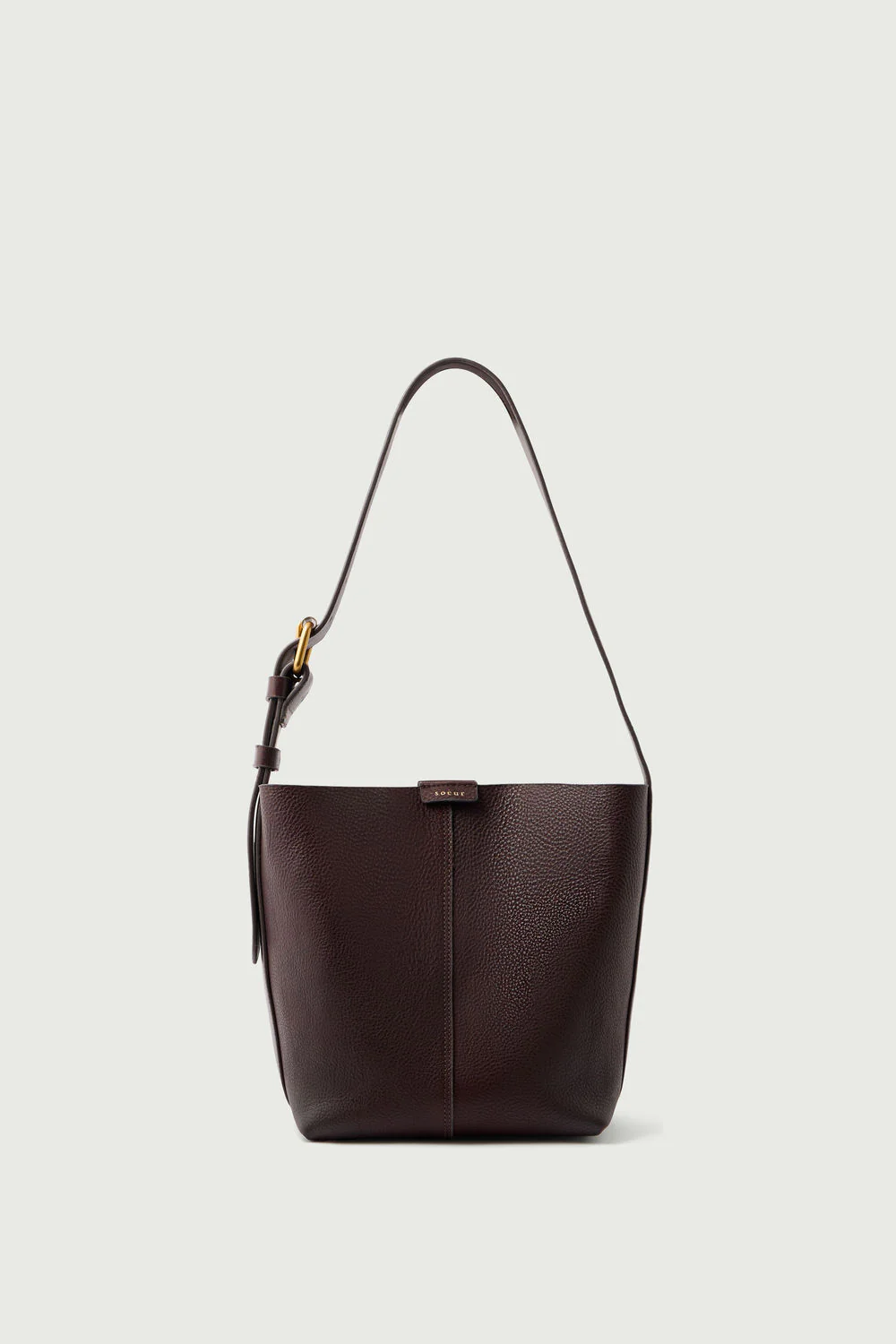 BROWN SAUDADE MINI BAG
