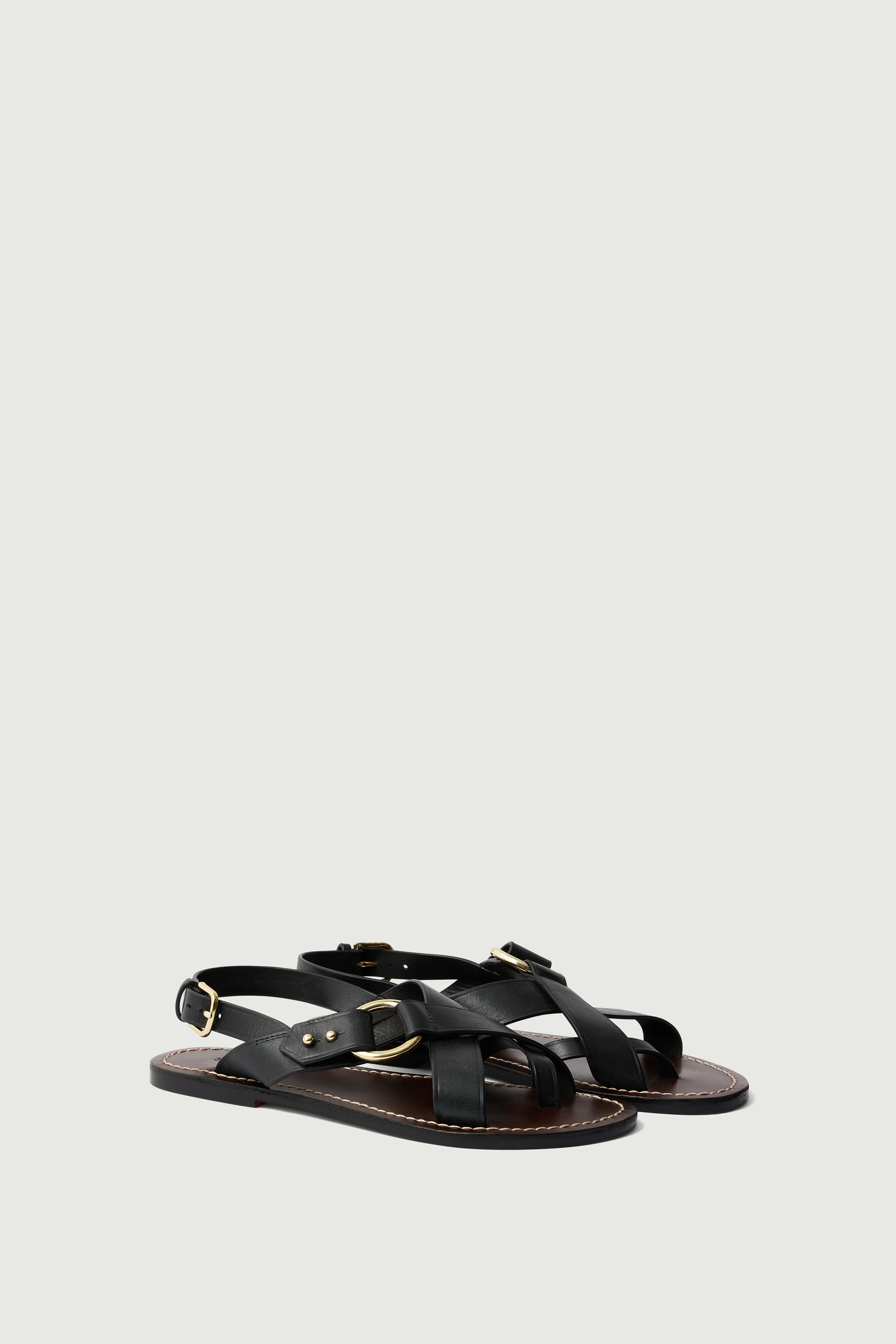 FLORENCE BLACK SANDALS - Image 4