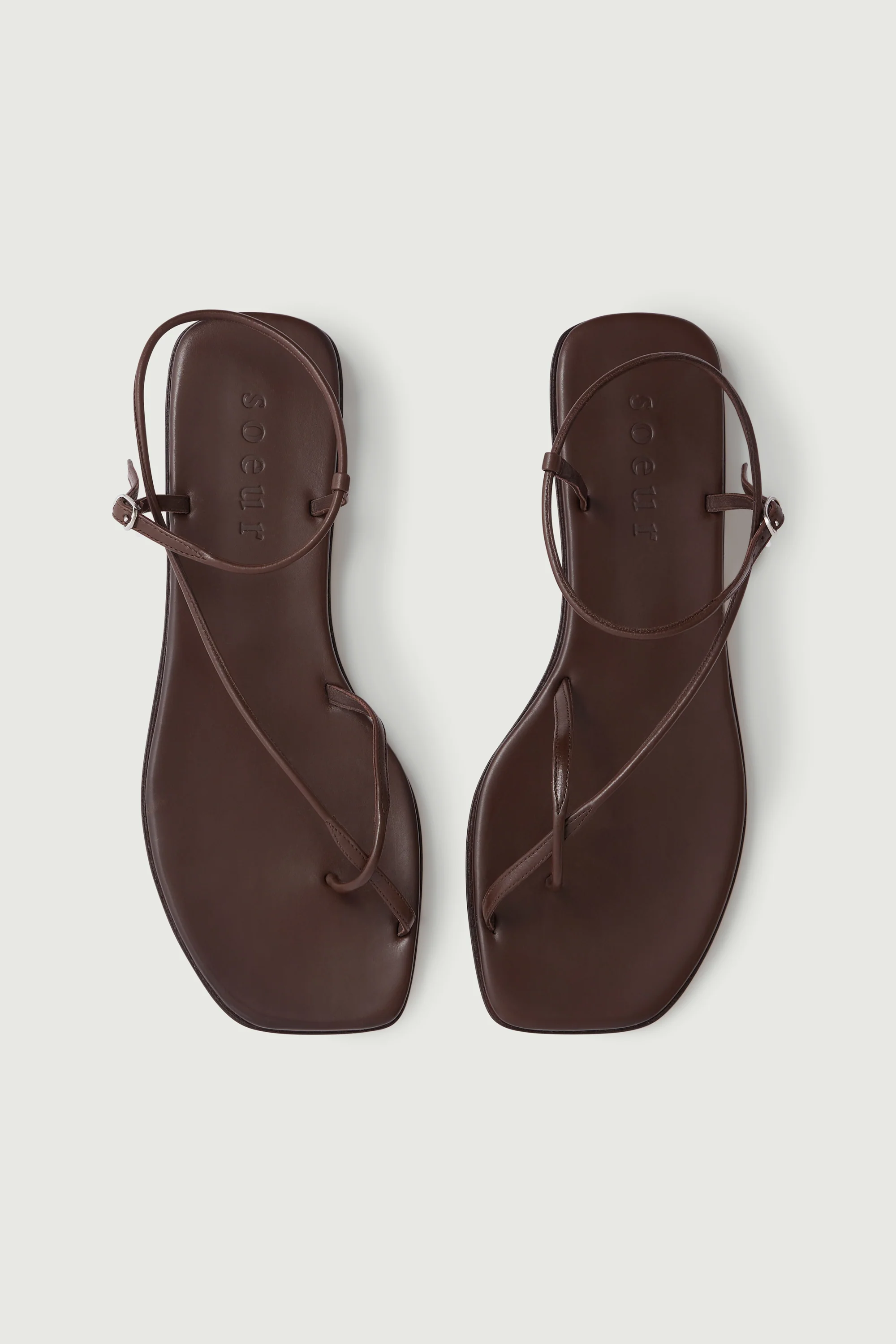 BROWN ROSALIE SANDALS - Image 4