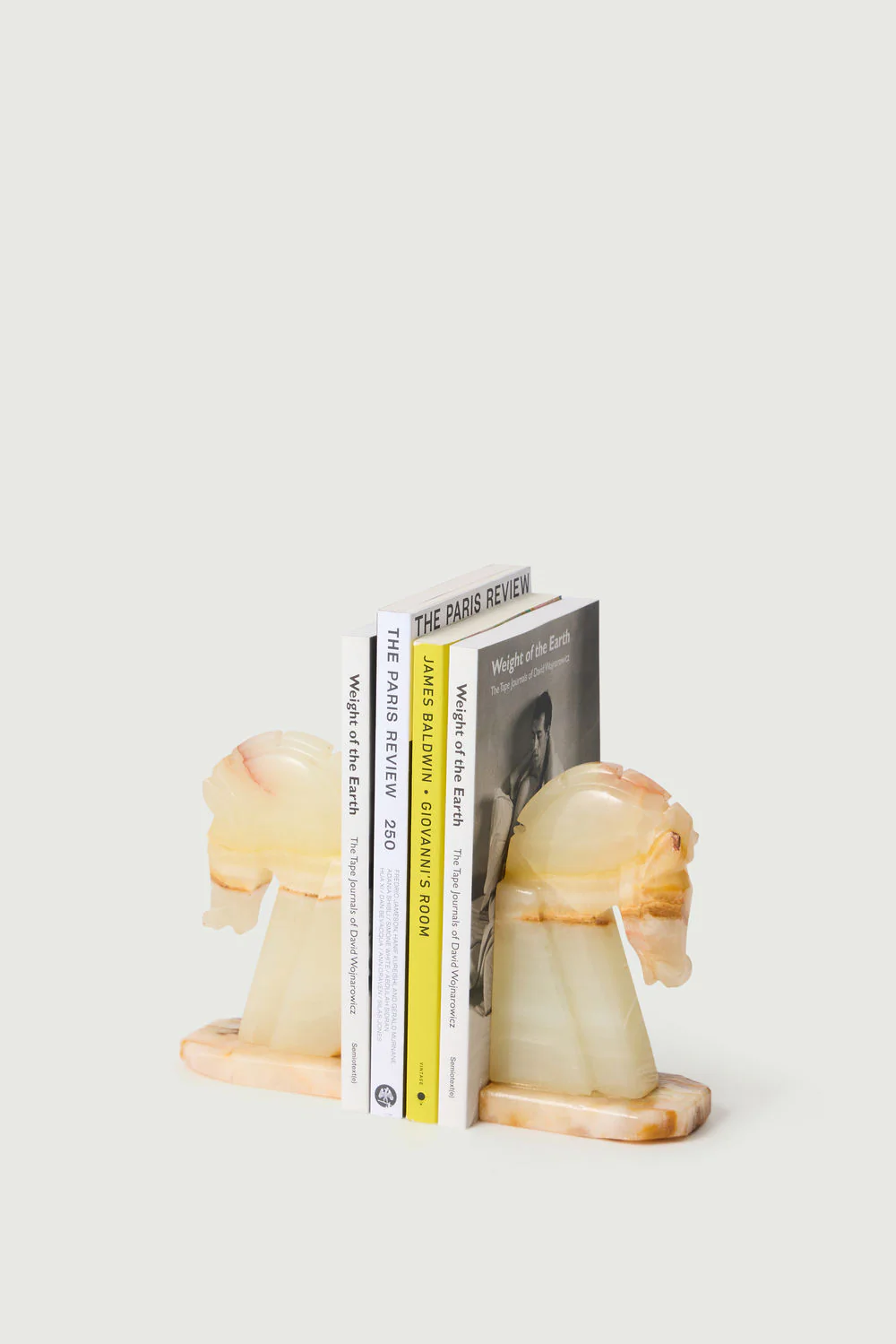 ONYX HORSE HEAD BOOKENDS - Image 2