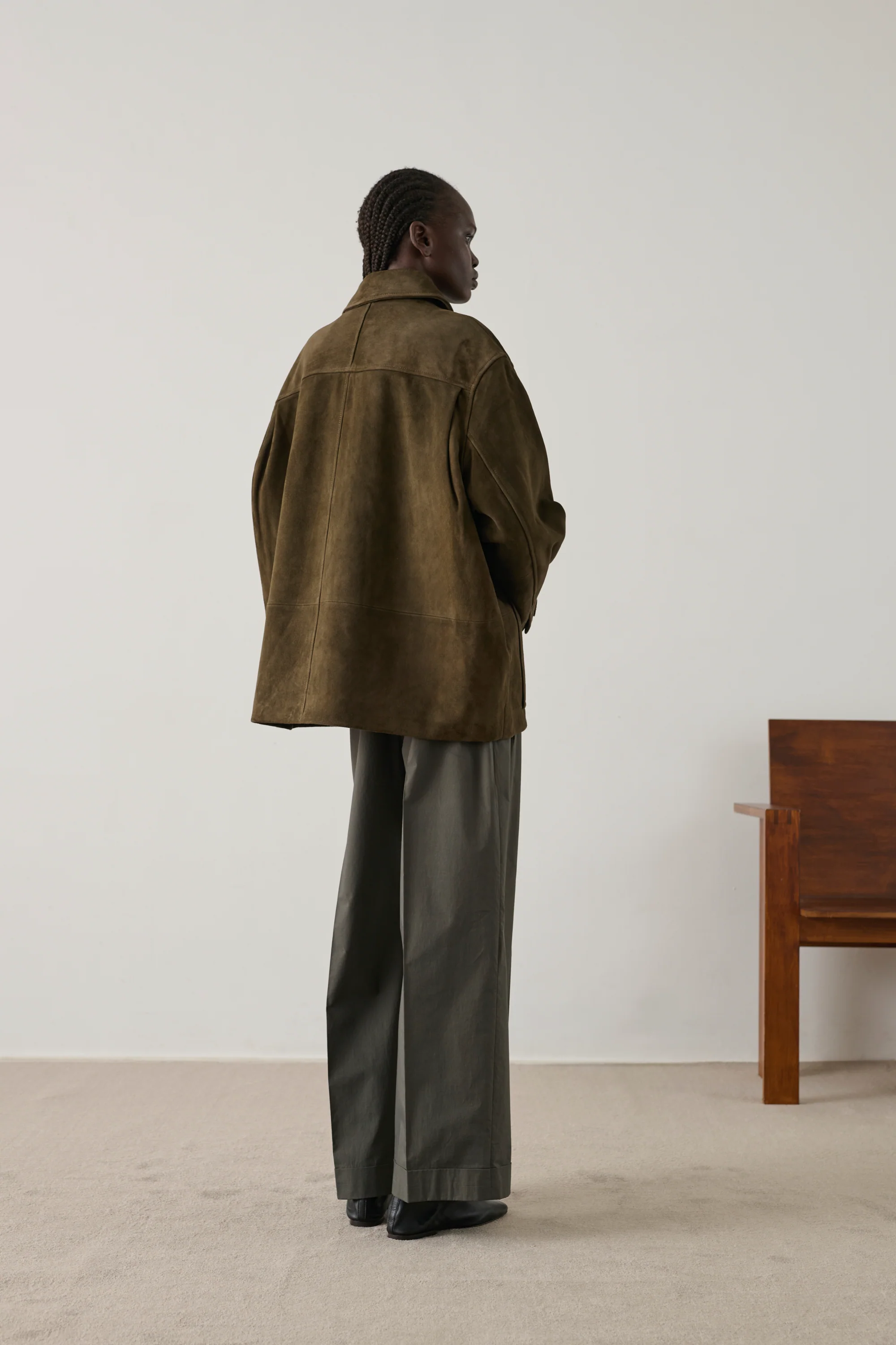 KHAKI VINCENZO JACKET - Image 3