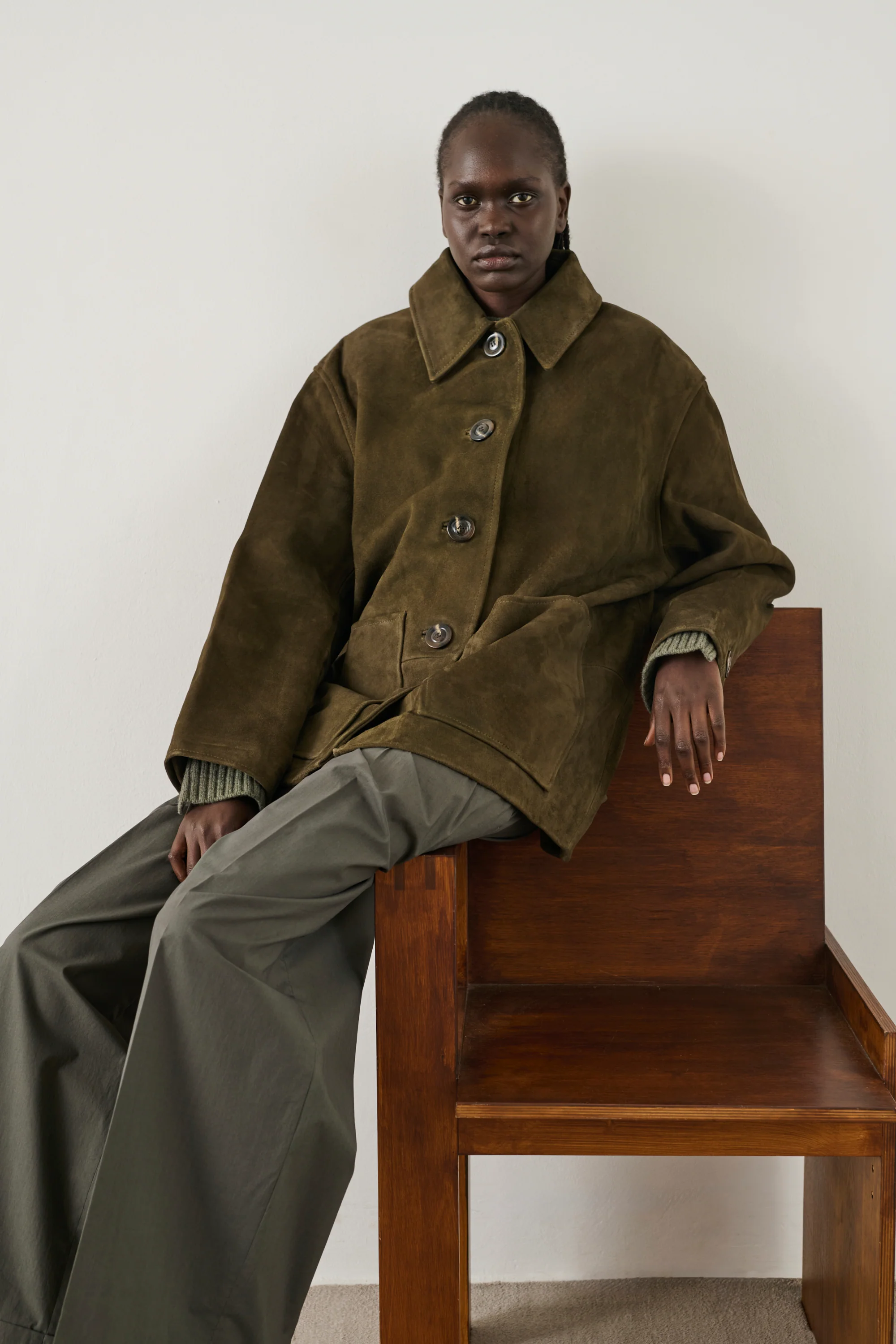 KHAKI VINCENZO JACKET - Image 4